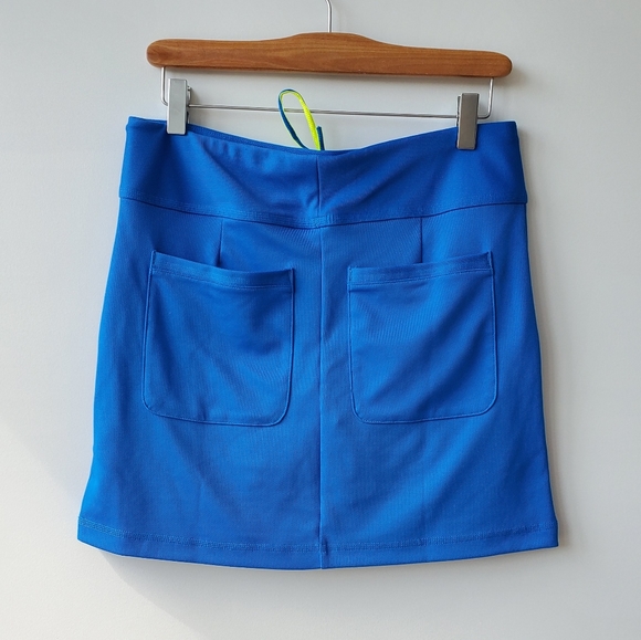 Adidas Neon Blue & yellow Tennis Skirt with shorts - Picture 6 of 8